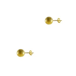 9k Gold Small Balls Earrings-0