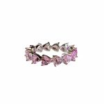Riviera Ring With Ligth Pink CZ-0