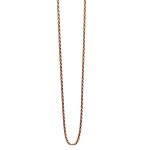 Twisted Rose Gold Necklace -0