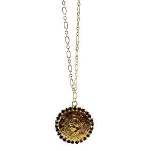 Long Coin Necklace-0