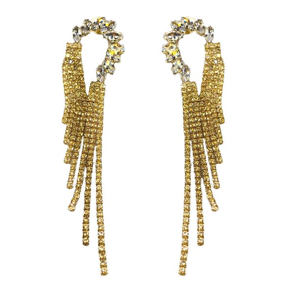 Gold Party Earrings -0