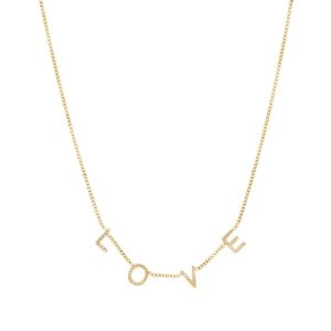 124452 Love Necklace Gold