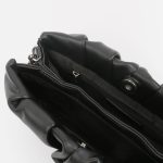 Auri Clutch Seindenfelt Τσάντα Φάκελος Σε Χρώμα Μαύρο
