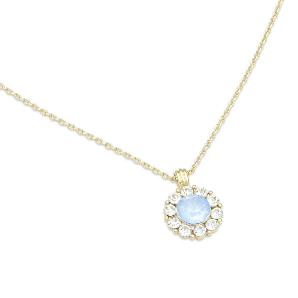 40290 Sofia necklace – Sky blue Lilly And Rose