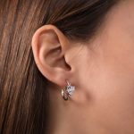 CHIARA FERRAGNI FIRST LOVE J19AUV31 Silver Heart Earrings