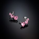 CHIARA FERRAGNI INFINITY LOVE J19AUV25 Silver Earrings With Pink Hearts