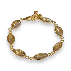 Bracelet With Gold Chrystals