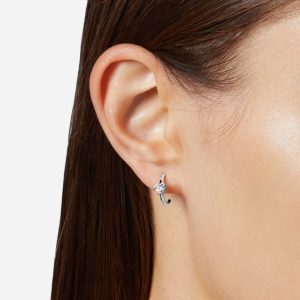 CHIARA FERRAGNI SILVER COLLECTION J19AXD04 Silver Earrings With Stone