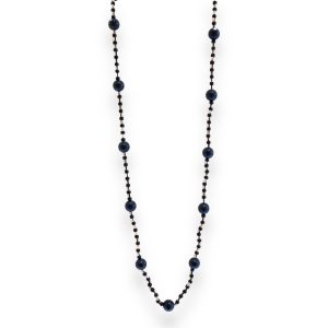 Handmade Long Necklace With Semi Precious Stones