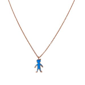 Necklace "Small Boy" Rose Gold Plated
