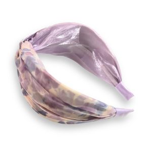 Light Purple Organza Headband