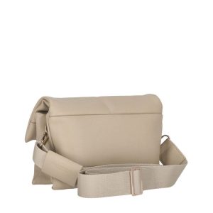 1038-570-414 Heby Crossbody In Smooth Taupe Color Seidenfelt