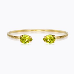 Caroline Svedbom Petite Drop Bracelet / Citrus Green